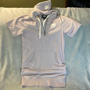 Roots Beaver jersey hoodie dress, size xxsmall